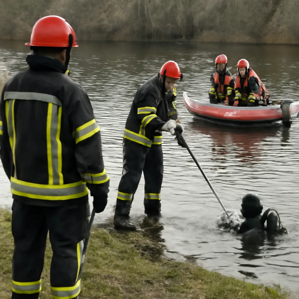Intensive Suche an der Dahme: Feuerwehr sucht vermisste Person