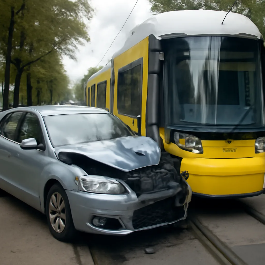 Schwerer Unfall in Berlin-Pankow: Auto trifft Straßenbahn