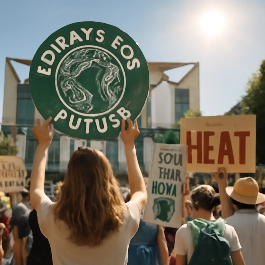 Fridays for Future organisiert Hitze-Demo vor Kanzleramt
