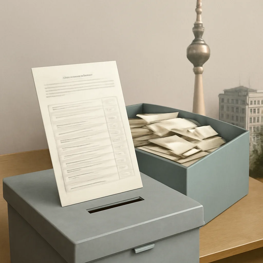 Über 7 Millionen Stimmzettel für die Berlin-Wahl 2026