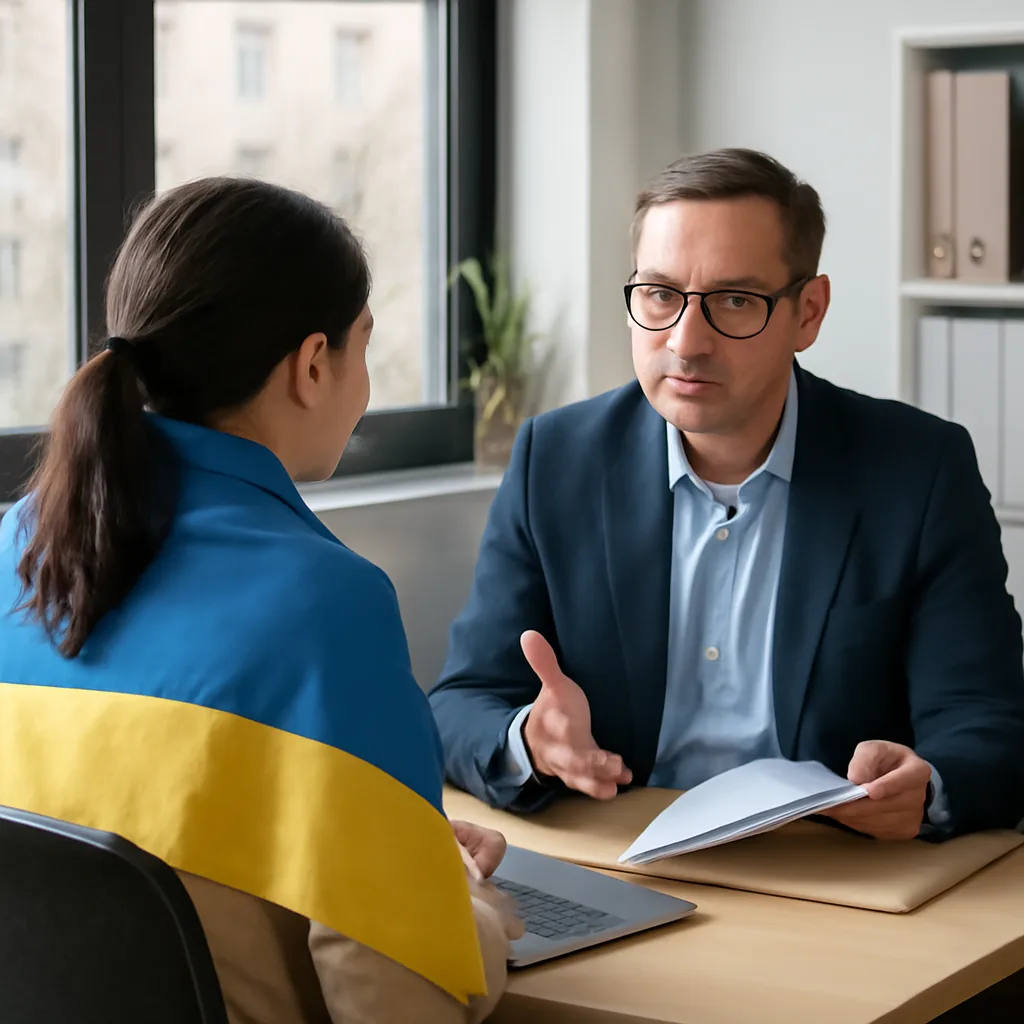 Ukrainische Geflüchtete in Berlin: Tipps vom Job-Coach
