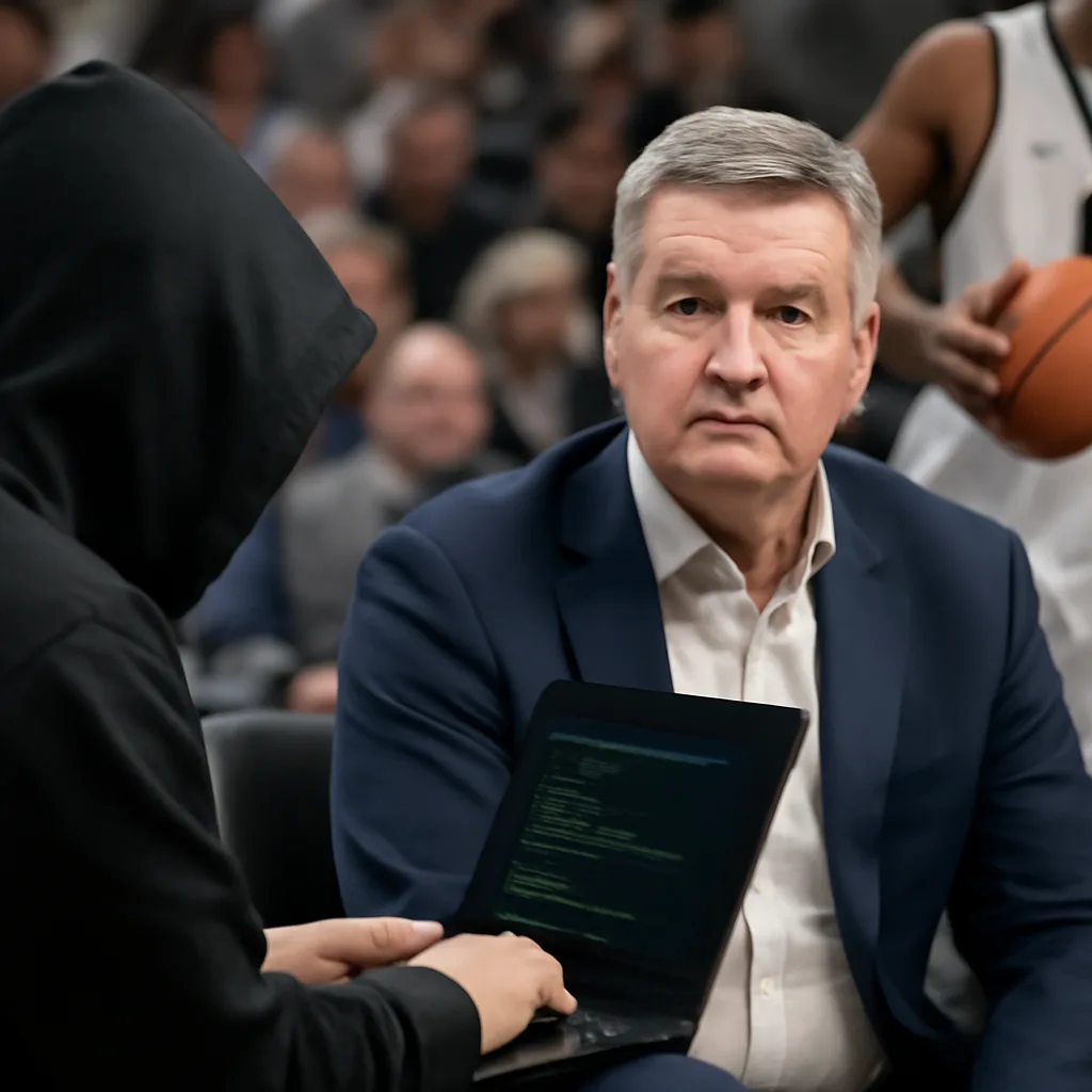 Hackerangriff auf Berlin: Wegner beim Basketballspiel