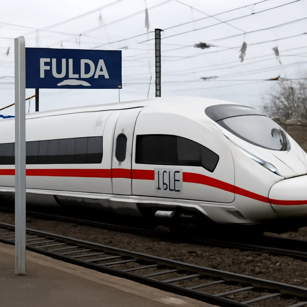 Panne der Deutschen Bahn: ICE verpasst Halt in Fulda