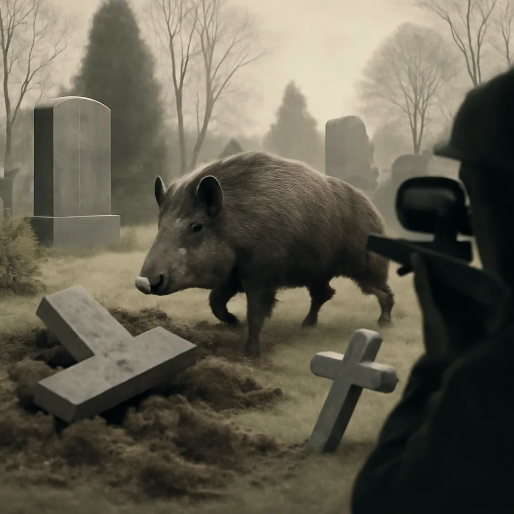 Vandalismus am Stahnsdorfer Friedhof – Wildschweine ins Visier genommen