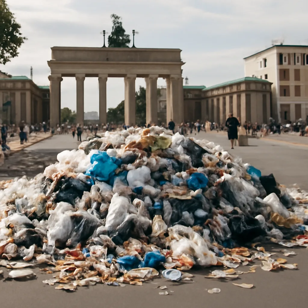 Nach „Rave the Planet“: Müllberge in Berlin sichtbar geworden