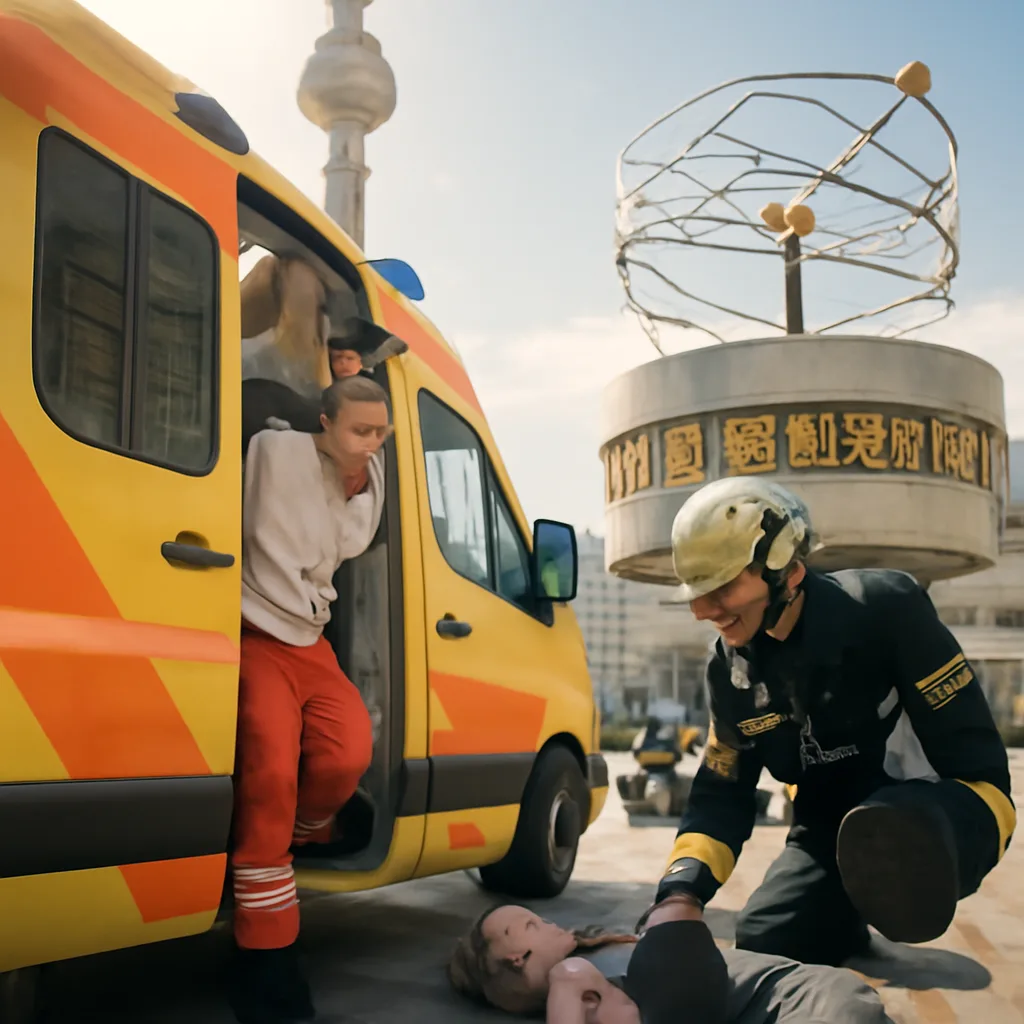 Berlin lädt zur Hitzeschlacht – Rettungseinsätze am Alexanderplatz