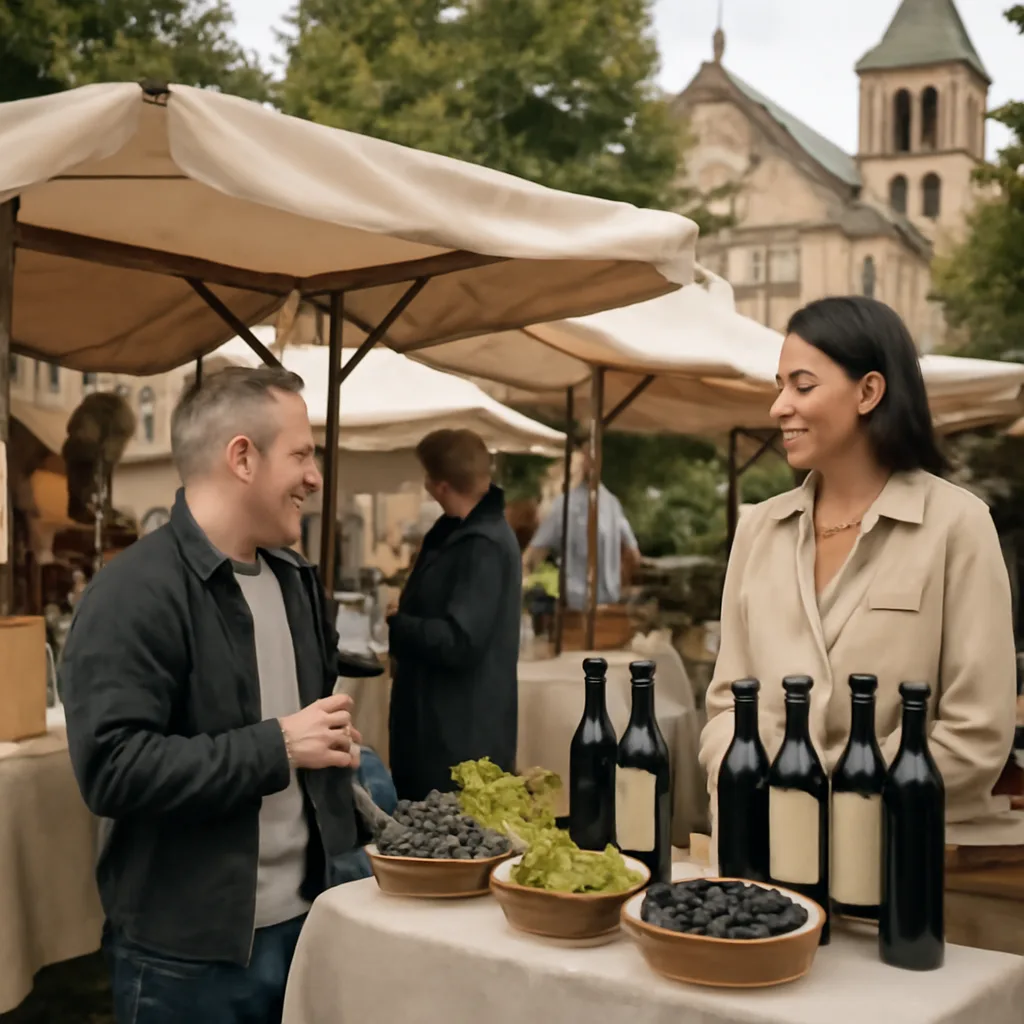Erntedank-Markt in Charlottenburg: Kunsthandwerk trifft Wein