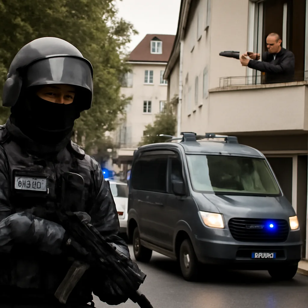 SEK-Einsatz in Reinickendorf: Mann schießt mit Schreckschusswaffe