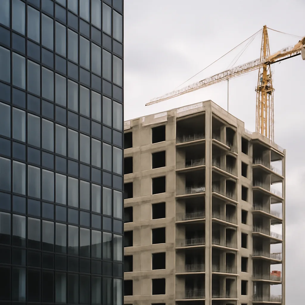 Büroflächen im Überfluss: Neue Bauten in der Wohnungskrise
