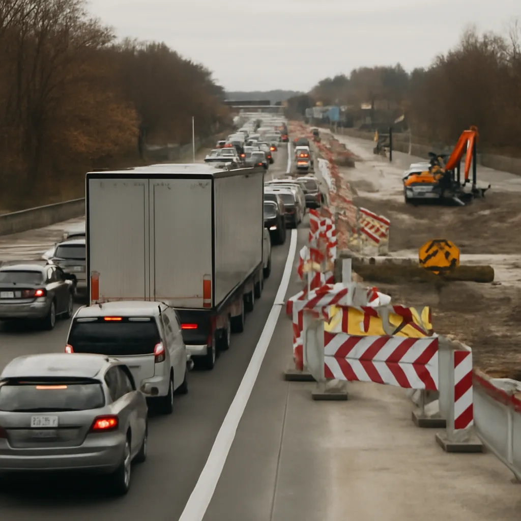 Autobahnbaustellen rund um Berlin: Staus drohen