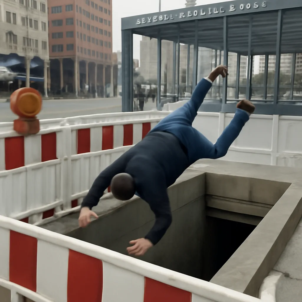 Schock am Potsdamer Platz: Mann fällt 15 Meter in Schacht