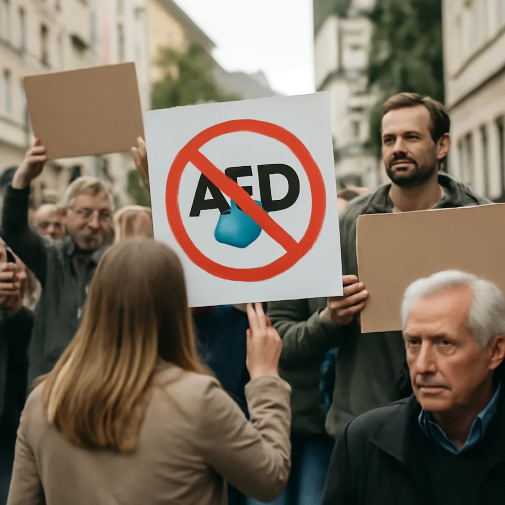Proteste gegen die AfD in Mitte: Nachbarn äußern Bedenken