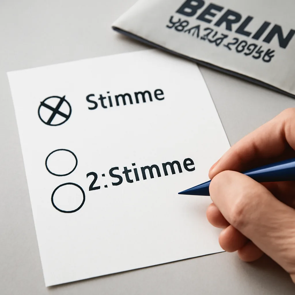 Berlin-Wahl 2026: Erst- und Zweitstimme erklärt