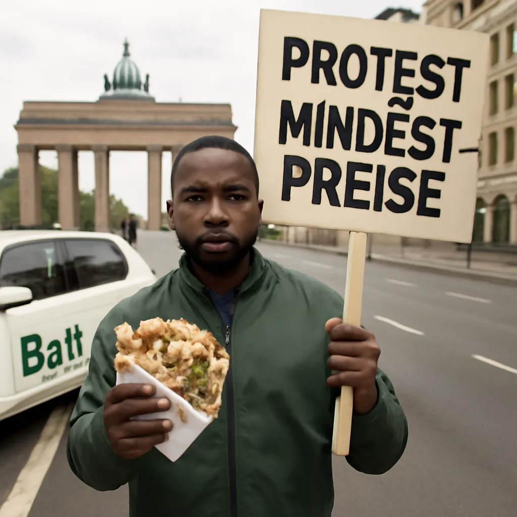 Bolt protestiert mit Döner gegen Mindestpreise in Berlin