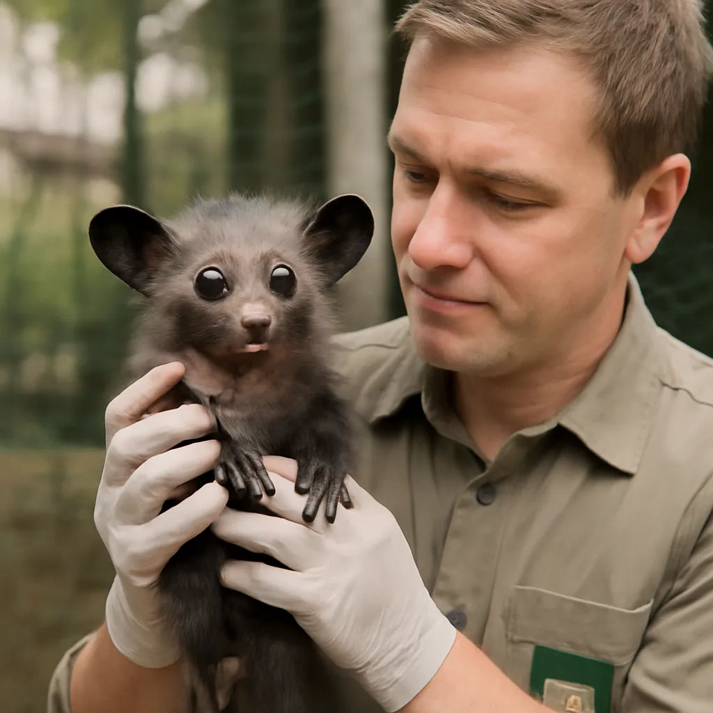 Berliner Zoo begrüßt „kleinen Höhlenkobold“ – Pate gesucht