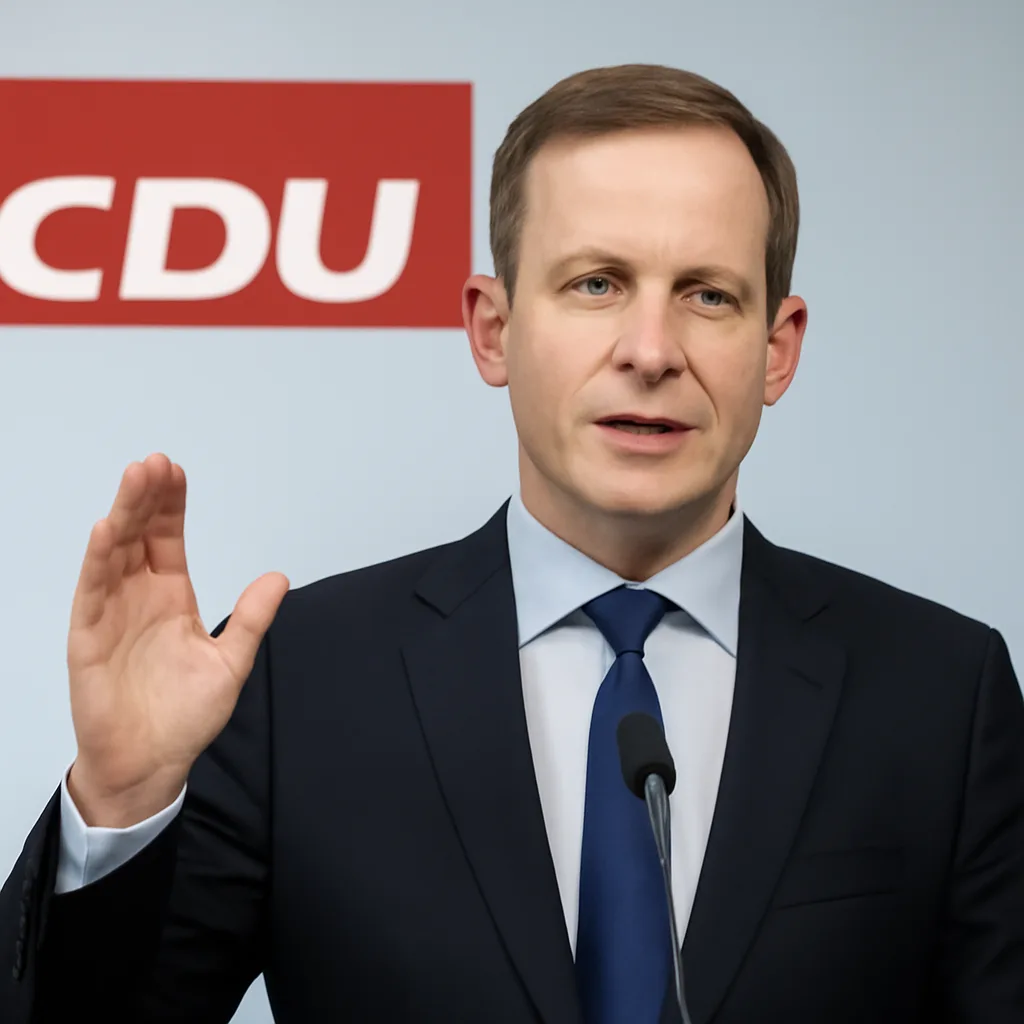 CDU-Wahlkampf: Stefan Evers übernimmt die Führung