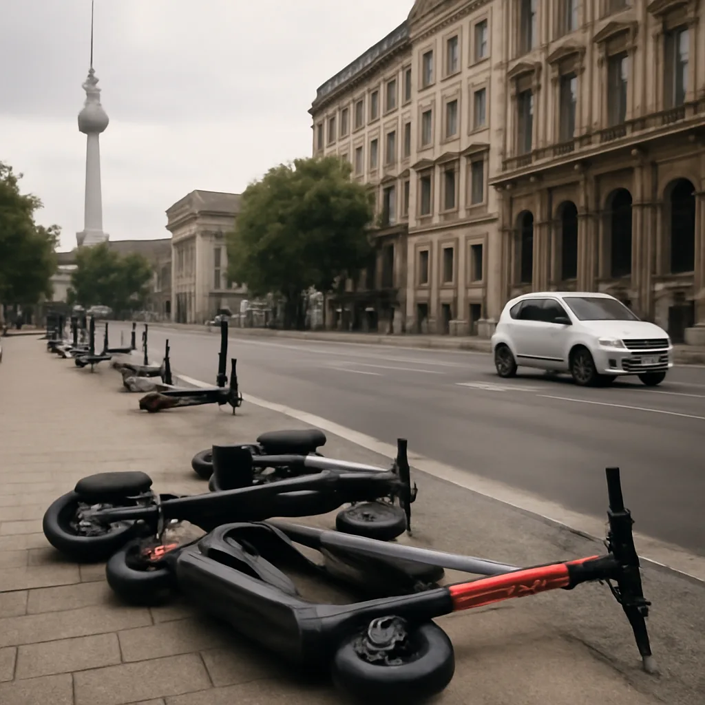 E-Scooter-Probleme in Berlin-Mitte: Über 7500 Verstöße gemeldet
