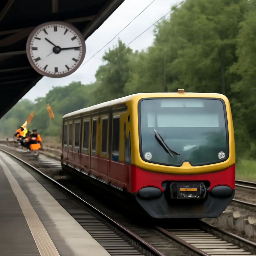 Verspätungen auf der S-Bahn Ringbahn in Berlin nach Reparatur