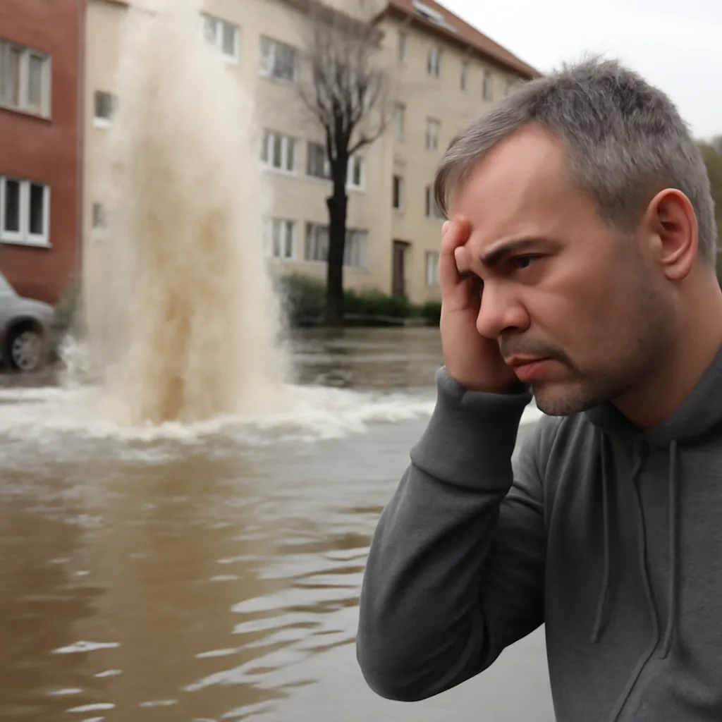 Wasserrohrbruch in Siemensstadt: Anwohner leiden unter Ausfällen