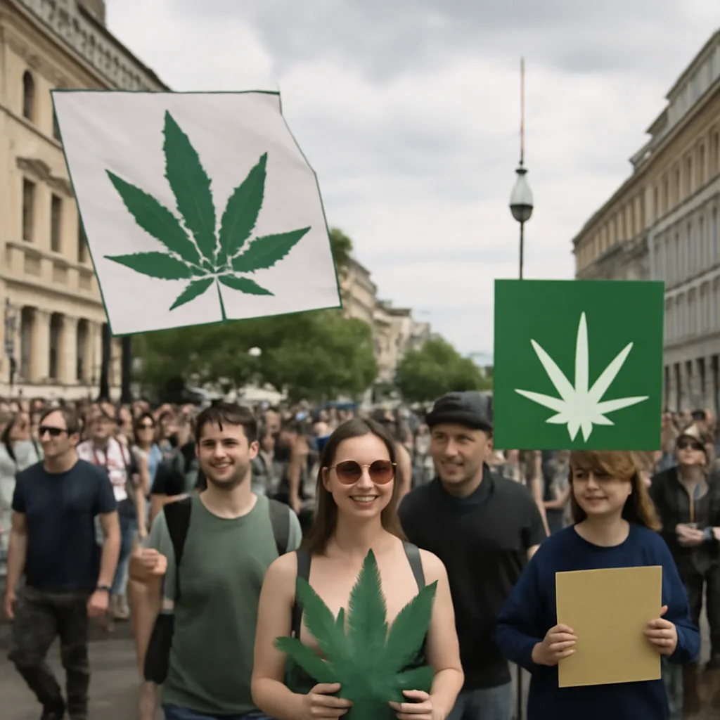 Hanfparade in Berlin: 200 Teilnehmer für Cannabis-Legalisierung