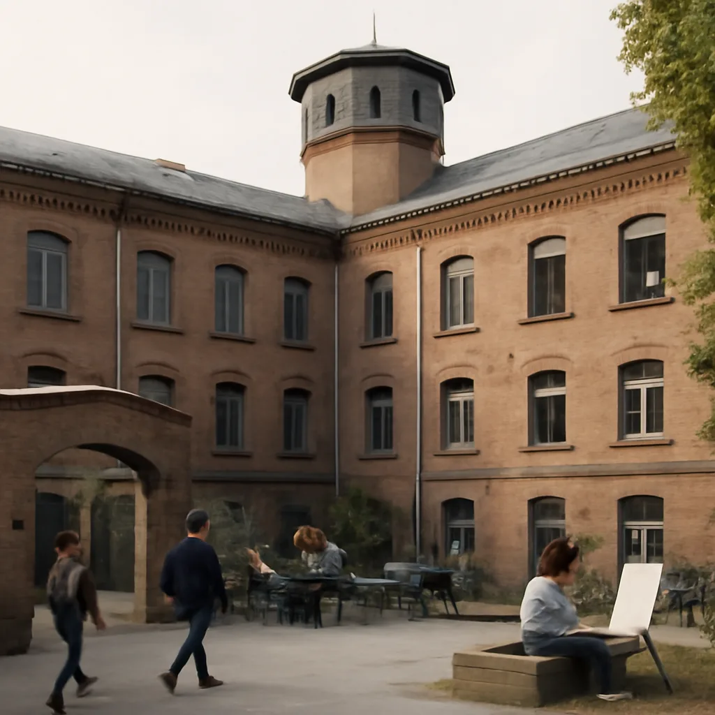Ehemaliges Frauengefängnis zum kreativen Zentrum in Berlin