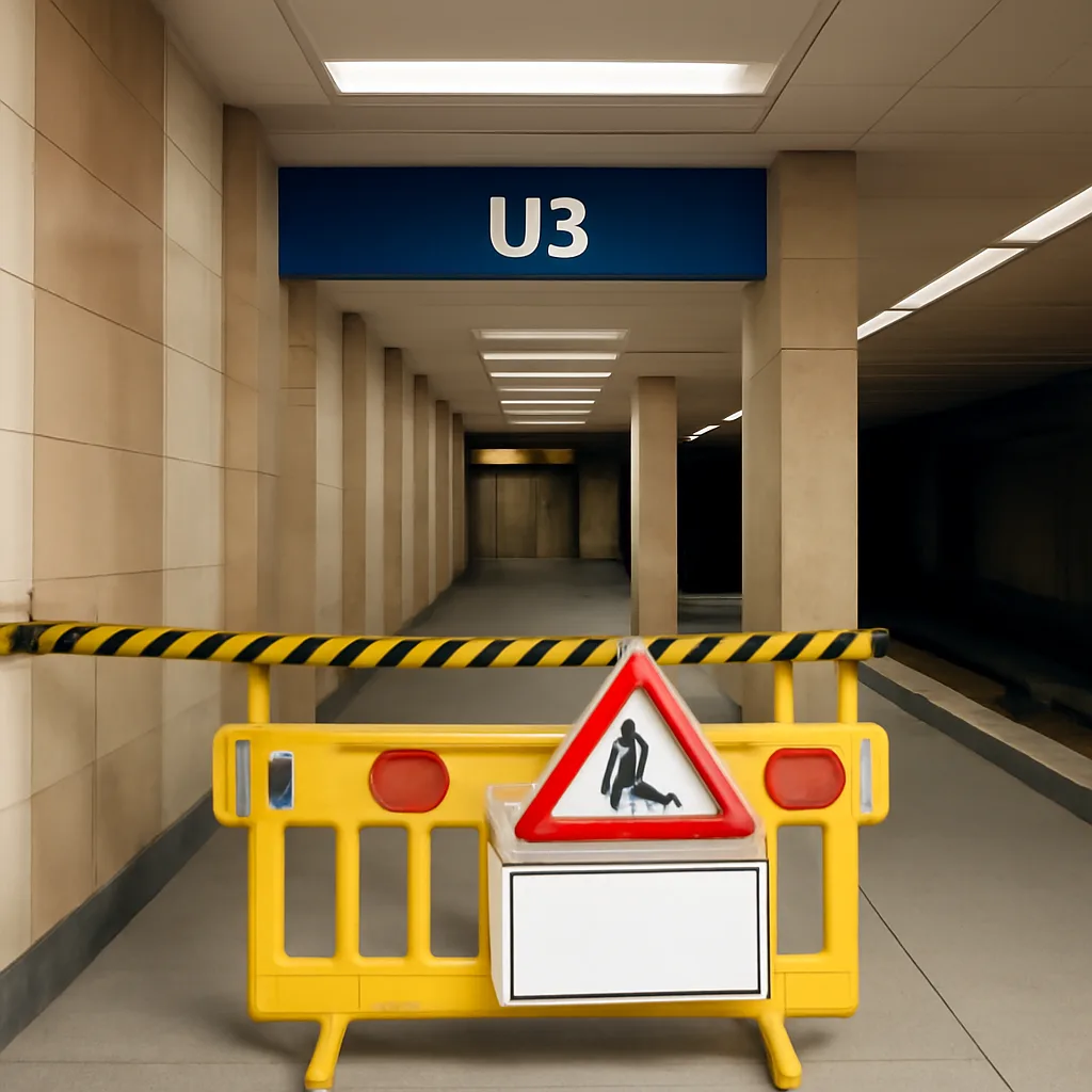 U3-Bahnhof in Berlin bleibt bis November gesperrt