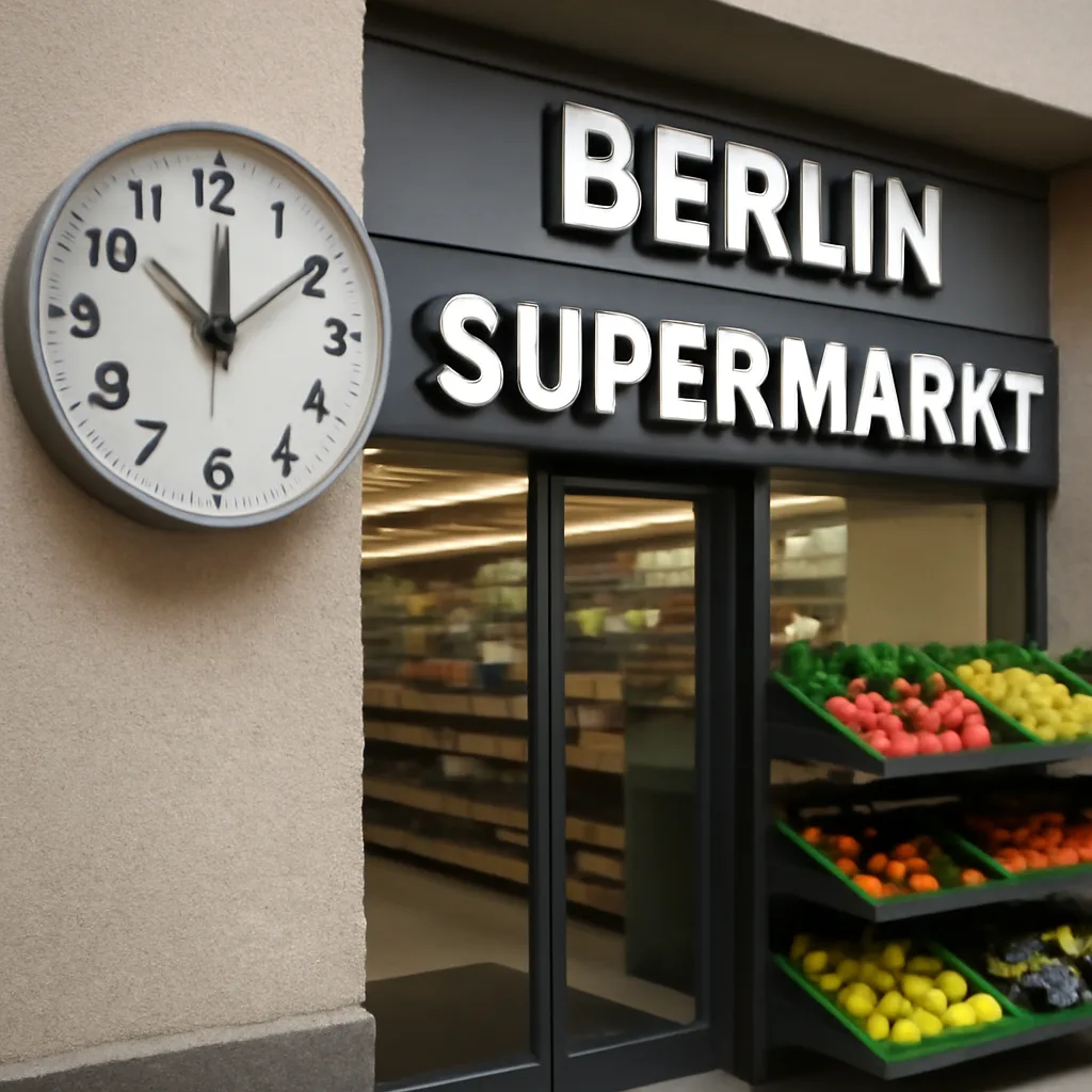 Öffnungszeiten der Supermärkte in Berlin am Tag der Deutschen Einheit