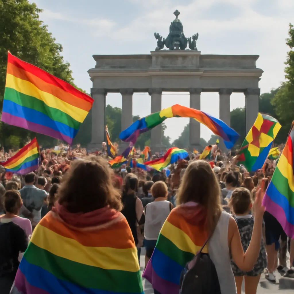 CSD-Parade verwandelt Berlin in ein farbenfrohes Fest