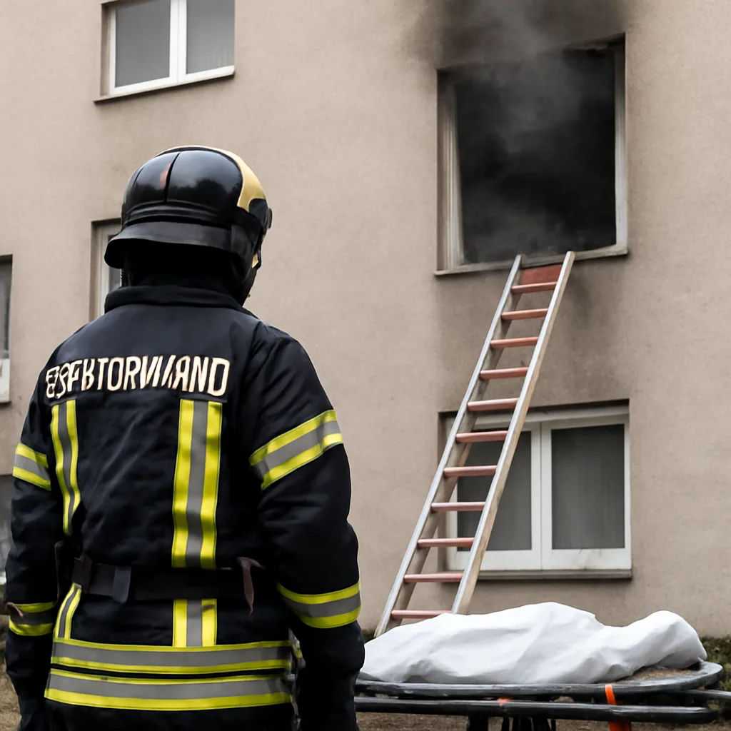 Tödlicher Wohnungsbrand in Wittenau – Opfer stirbt vor Ort