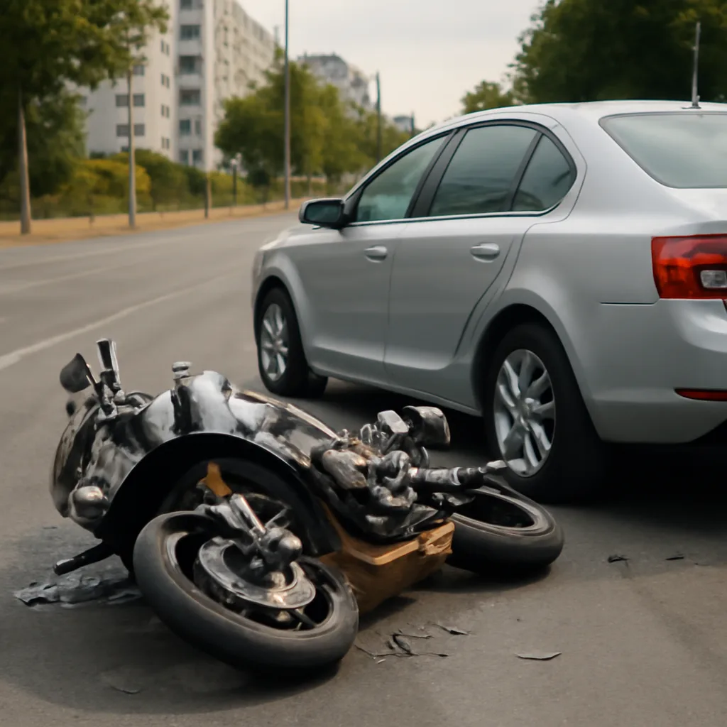 Motorradunfall in Marzahn – Autofahrer flieht vom Unfallort