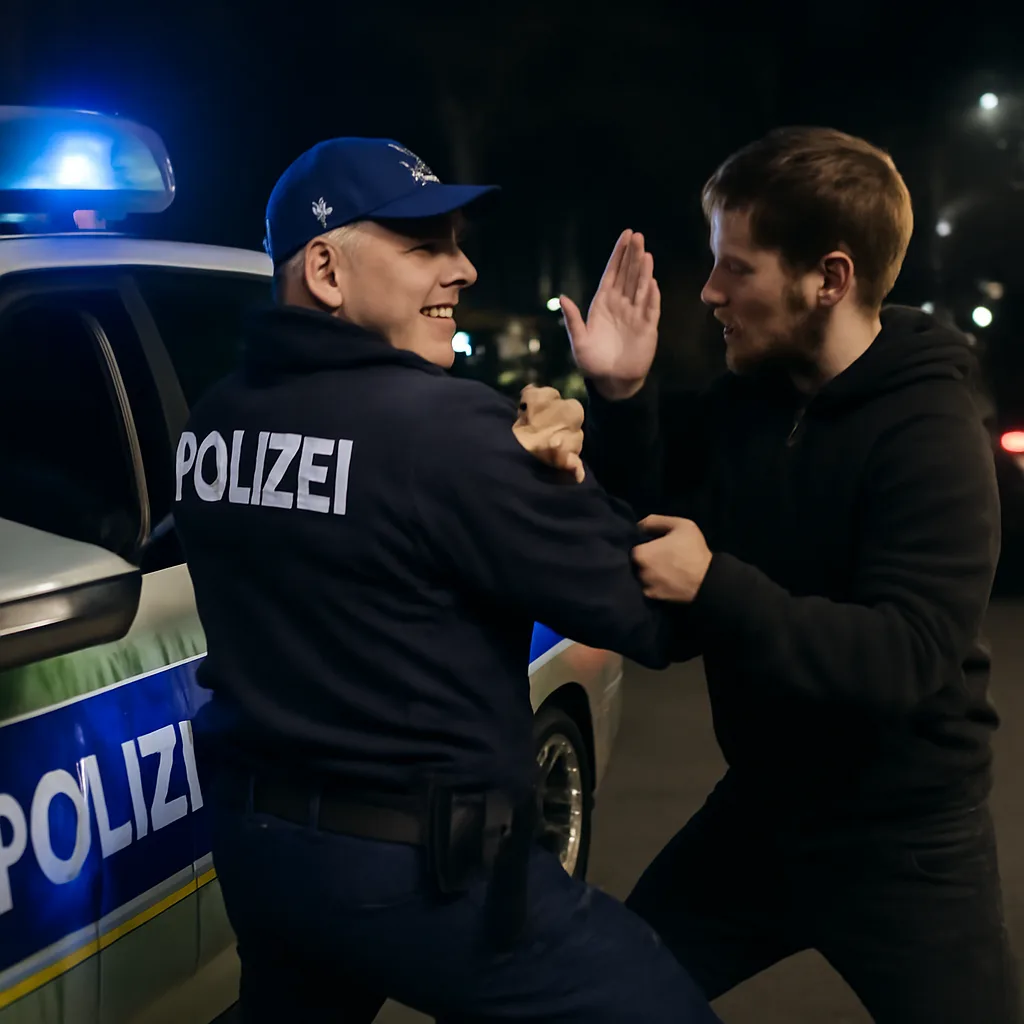 Angriff auf Polizisten bei Verkehrskontrolle in Berlin