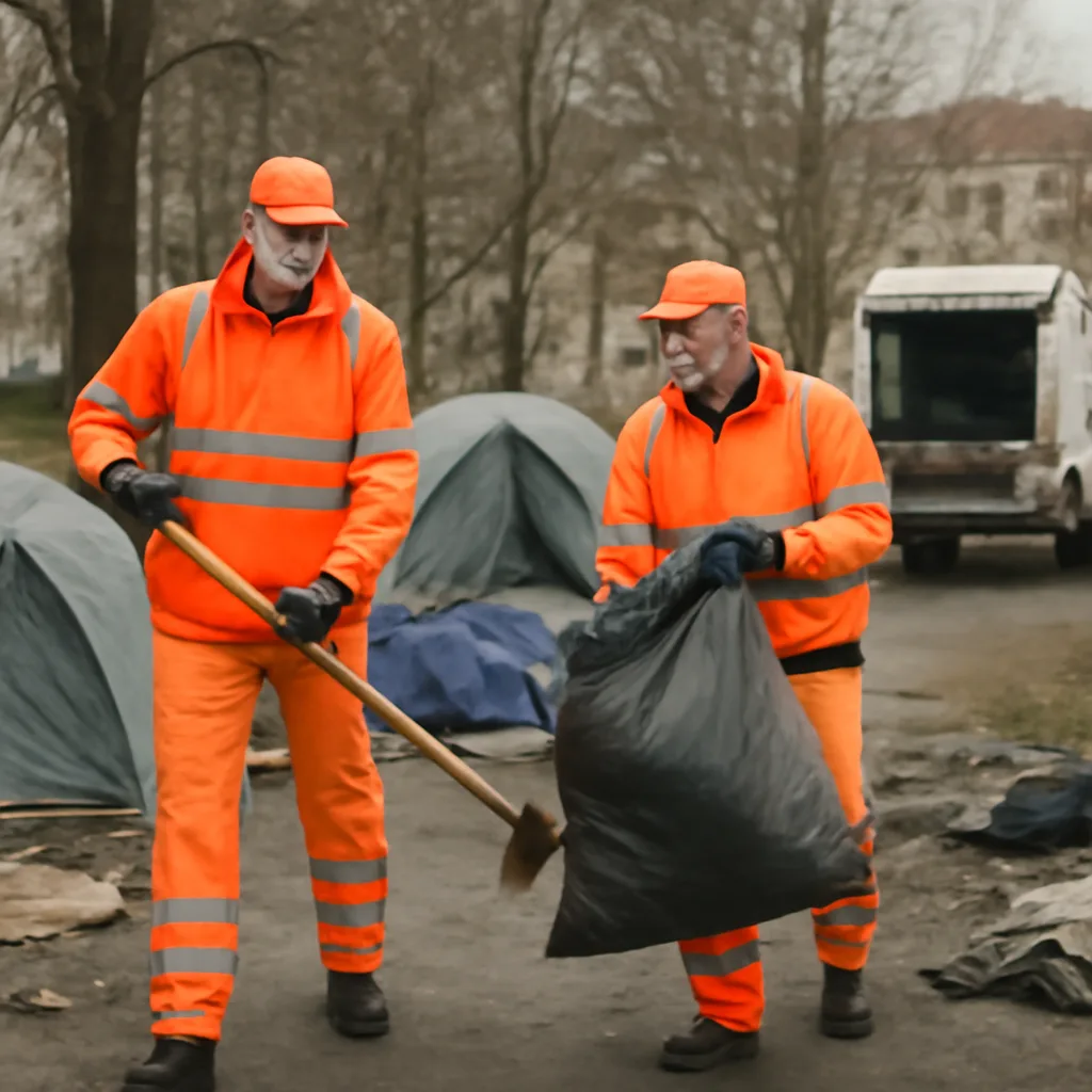 Hunderttausende Obdachlosencamps in Berlin geräumt