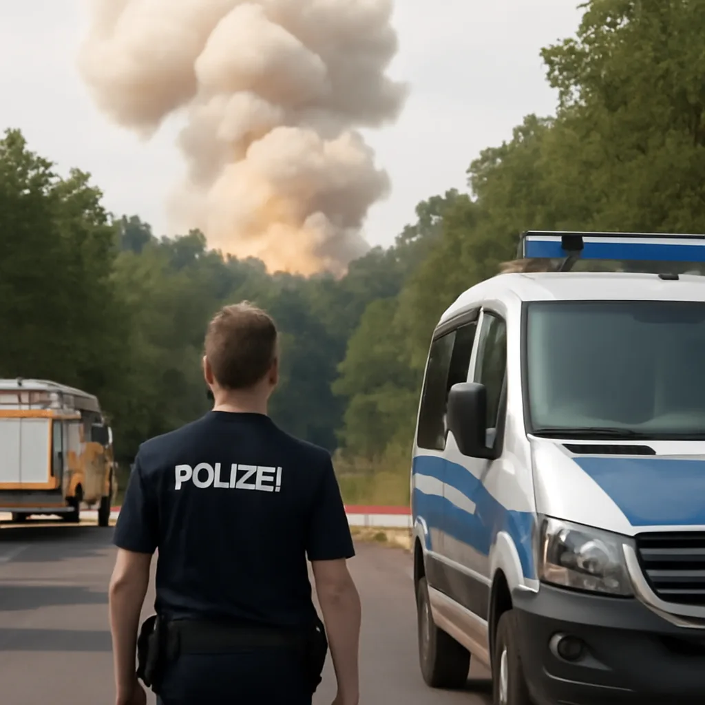 Detonationen im Grunewald: Polizei gibt Entwarnung