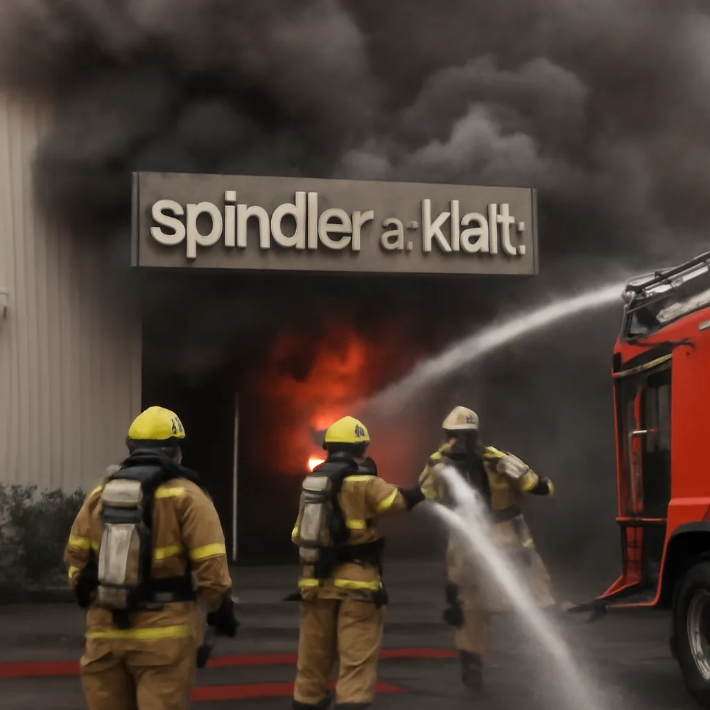 Feuer im Spindler & Klatt: Feuerwehr im Einsatz gegen Rauch und Flammen