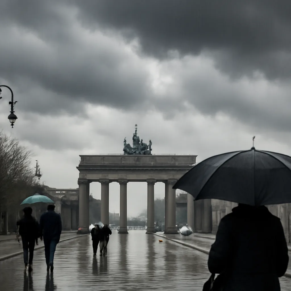 Schmuddelwetter zieht über Berlin: Regen und Wolken im Anmarsch