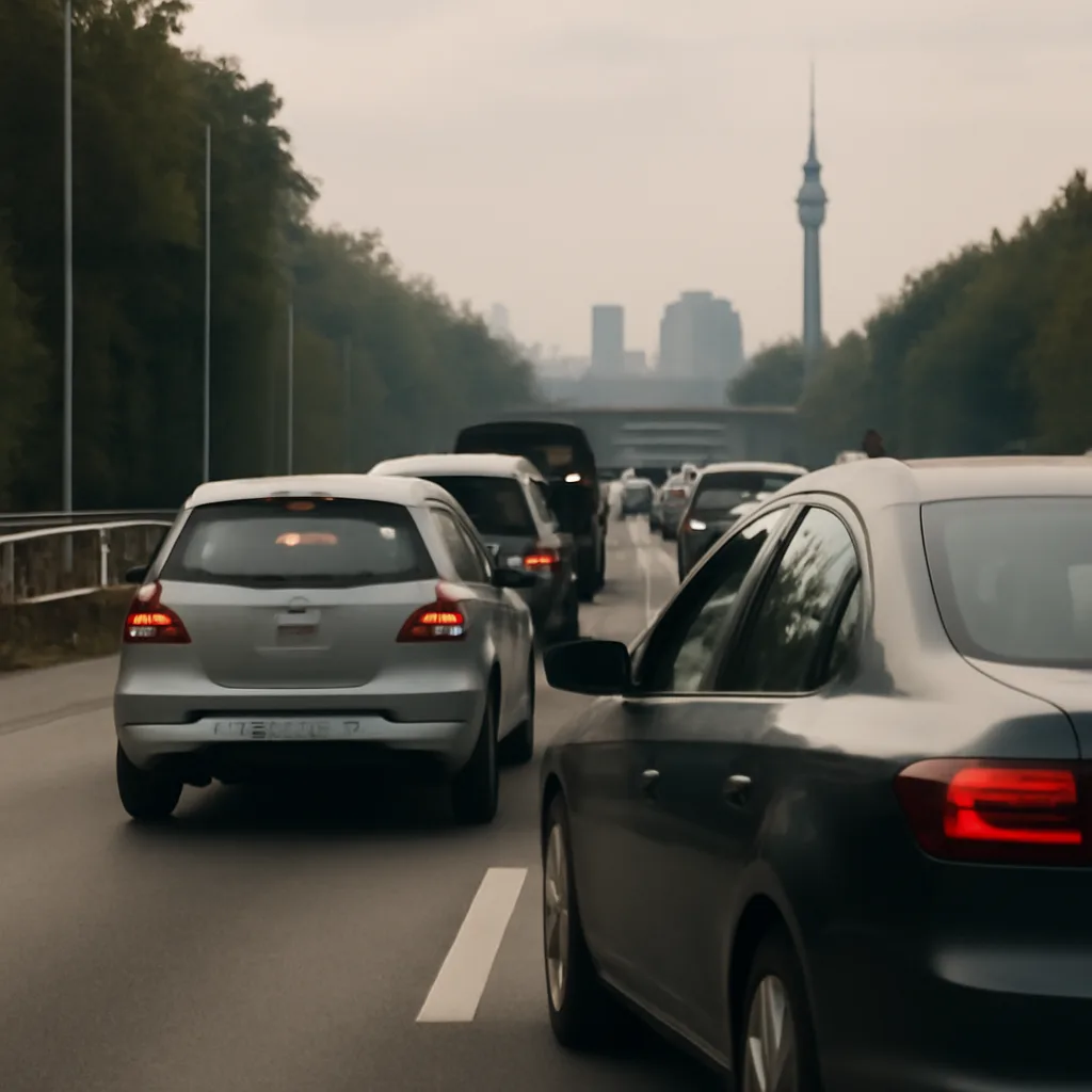 Stau auf A111 Richtung Berlin: Autofahrer stehen im Stau