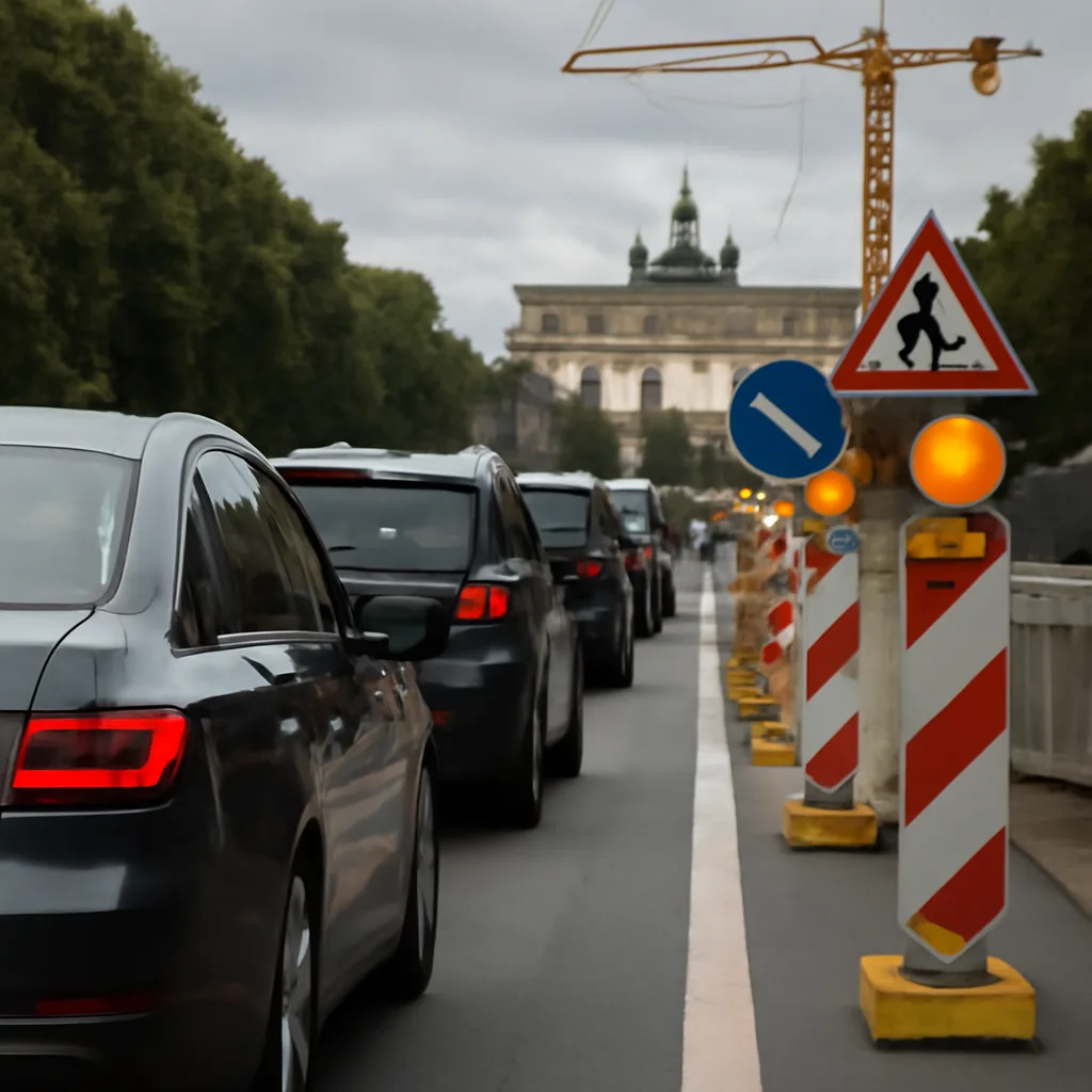 Baustellen rund um Berlin: Autofahrer müssen Geduld mitbringen