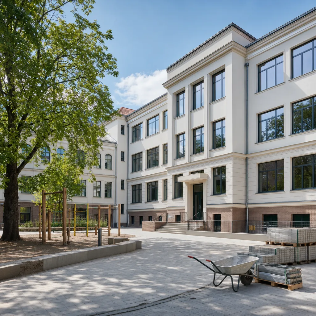 Baustellen in Berlin-Mitte: Schulen erstrahlen nach den Ferien