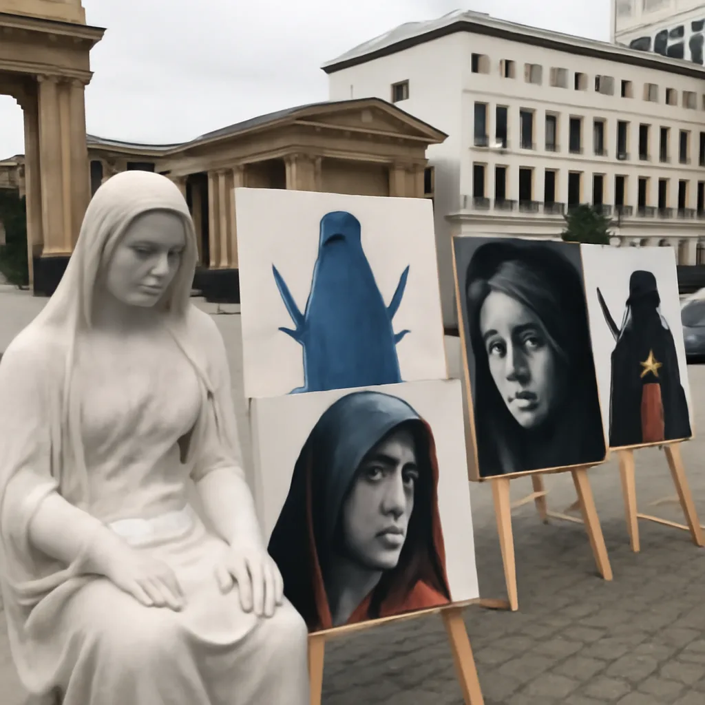 Fünf Jahre Taliban: Kunstaktion für Afghanistan in Berlin