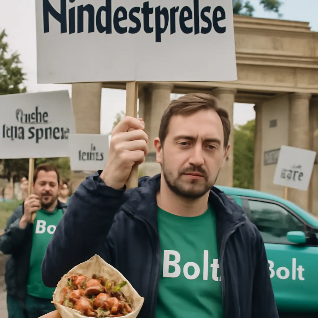 Bolt protestiert in Berlin gegen Mindestpreise mit Gratis-Döner