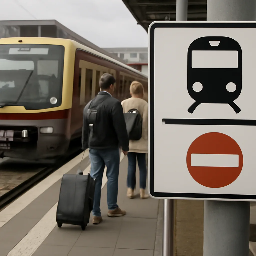 S-Bahn-Strecke zum Flughafen BER gesperrt – Wichtige Infos für Reisende