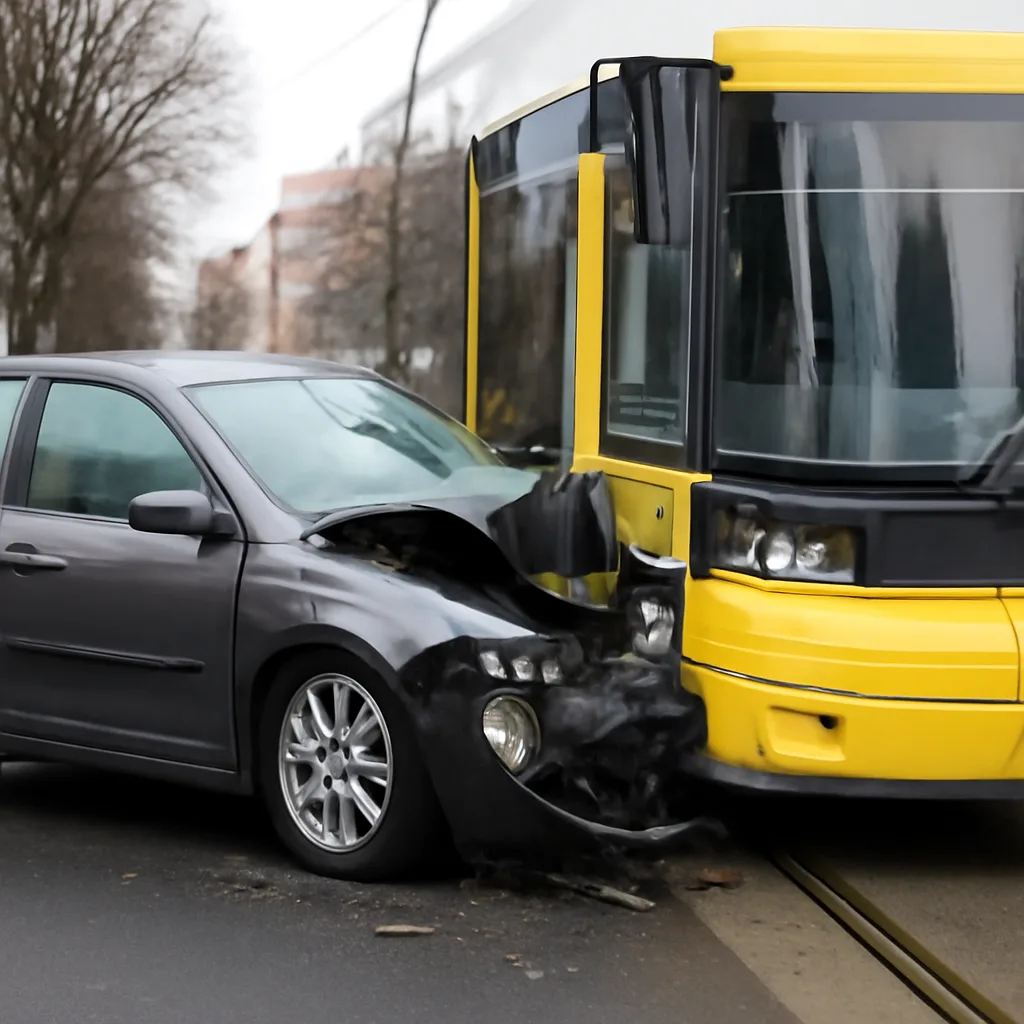 Schwerer Unfall in Pankow: Auto kollidiert mit Straßenbahn