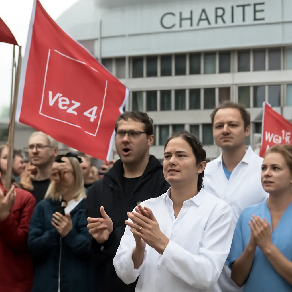 Tarifkonflikt eskaliert: Verdi ruft zu Warnstreik an der Charité auf