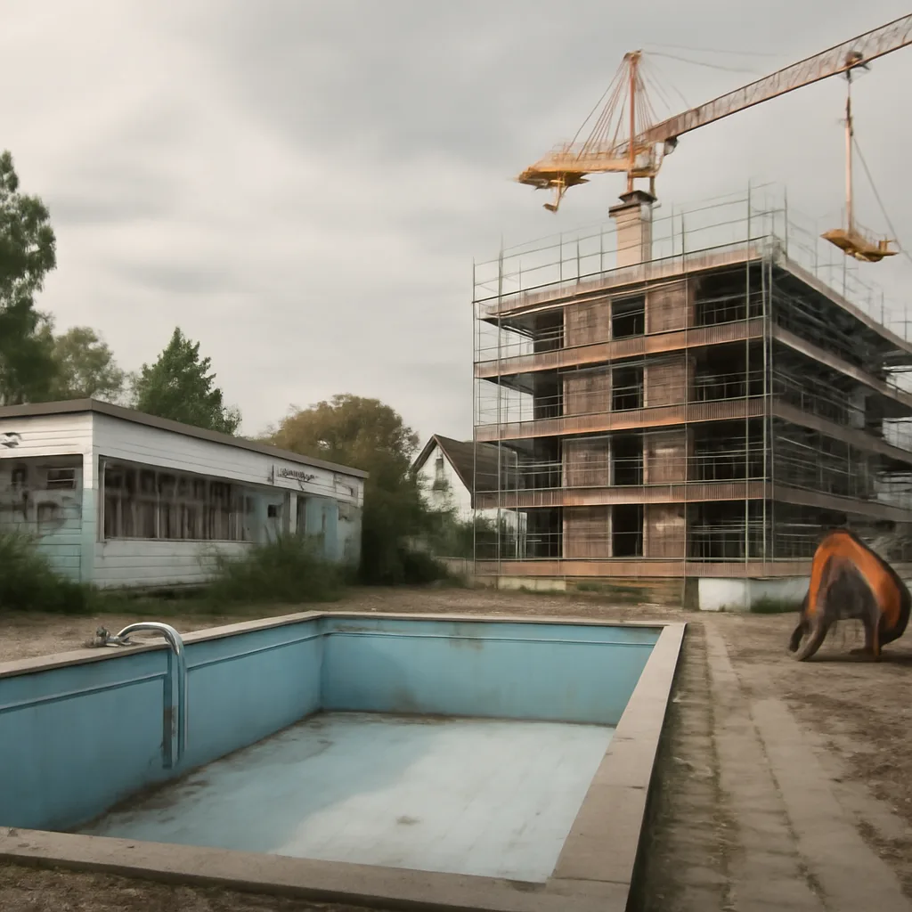 Vom Freizeitbad zu Wohnraum: Müggelheim verändert sich