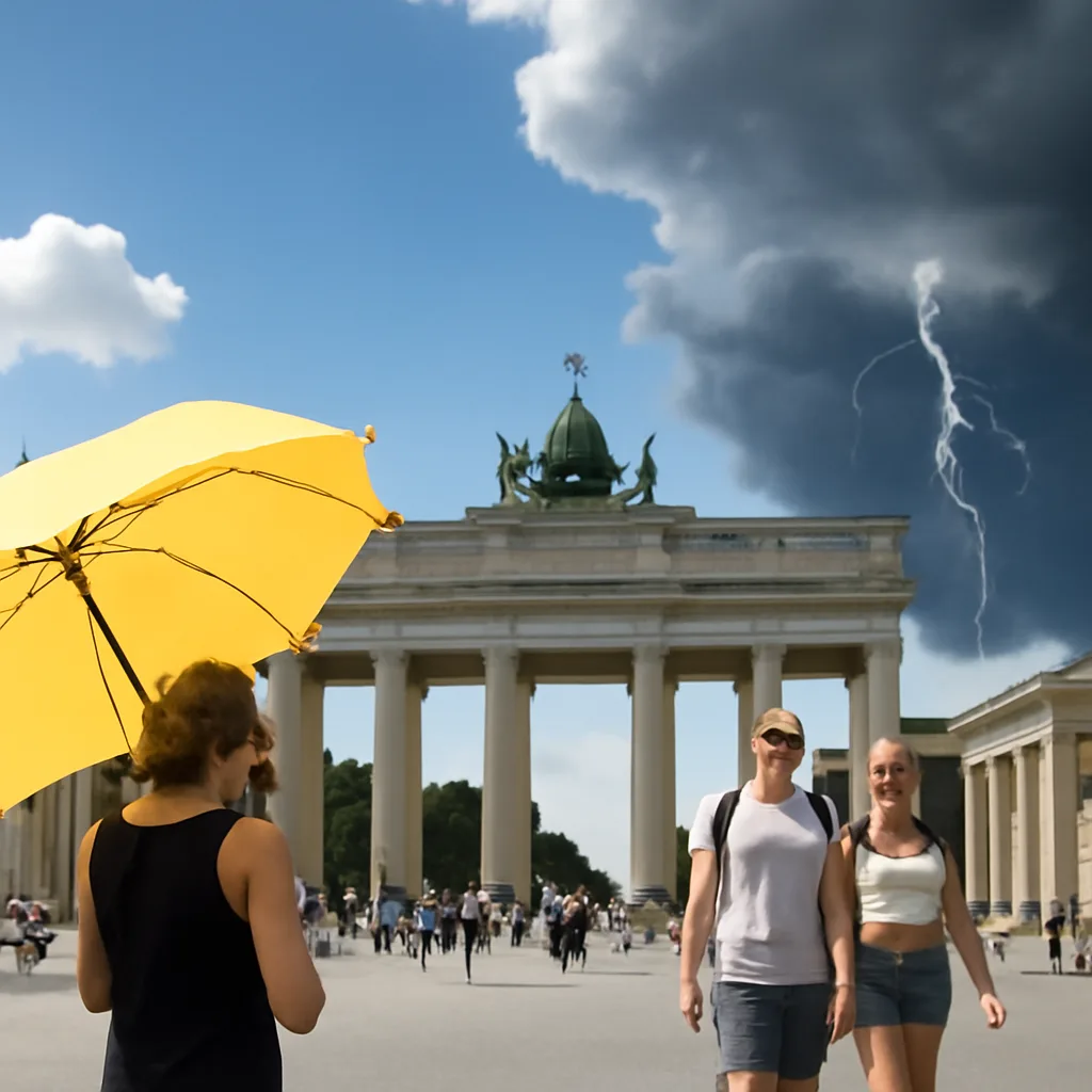 Berliner Sommertage: Glanz und Warnungen vor Unwettern