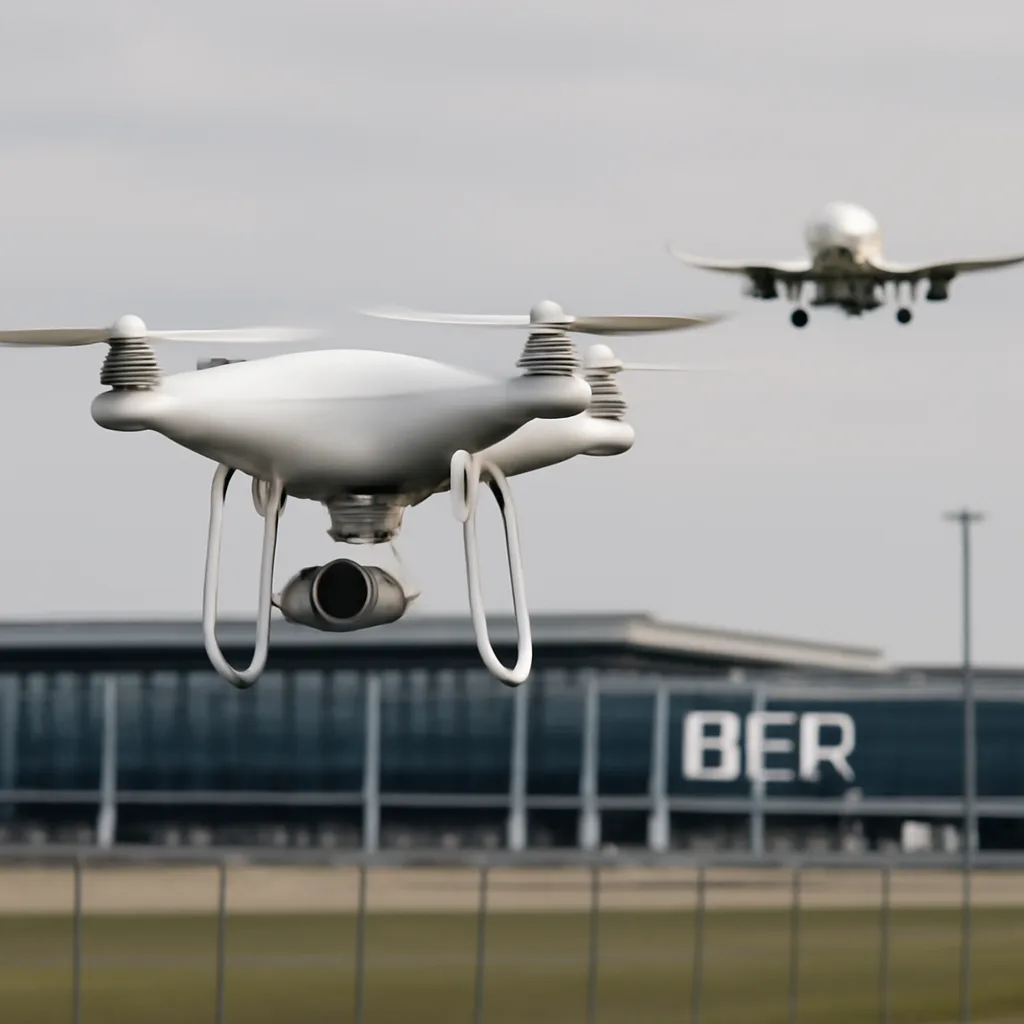 Drohnen beim Flughafen BER: Höchste Sichtungszahl im ersten Halbjahr 2026