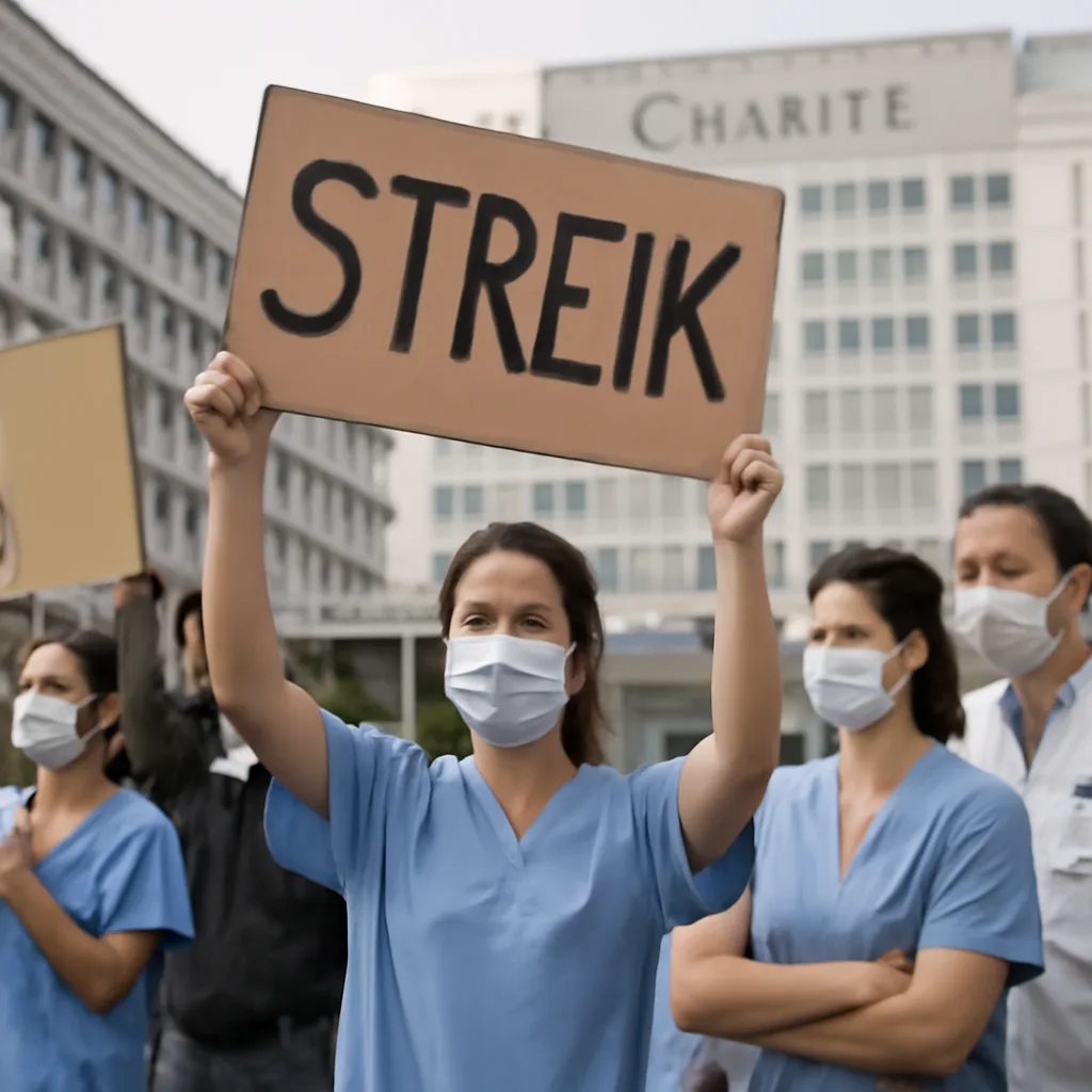 Wieder Streik an der Charité: Pflegekräfte fordern mehr Unterstützung