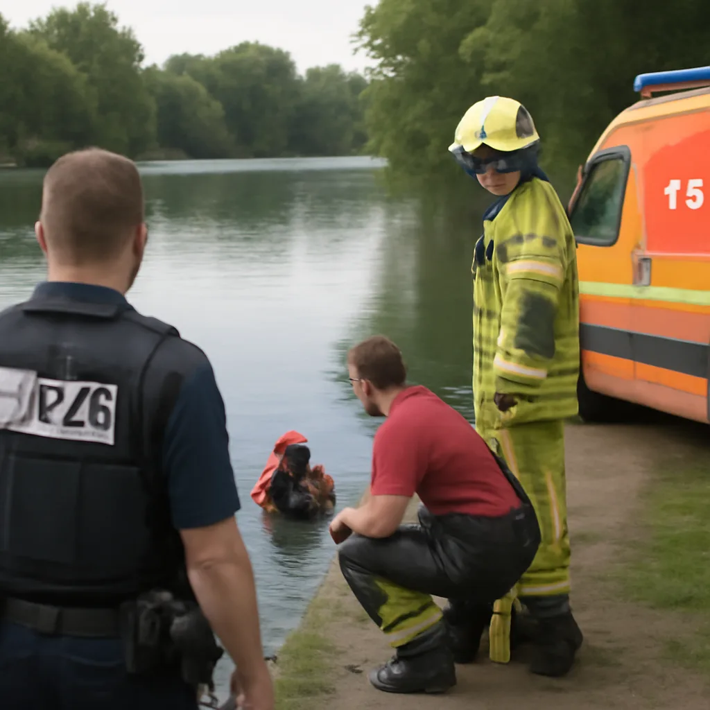 Großeinsatz in Spandau: Kind im Wasser vermutet