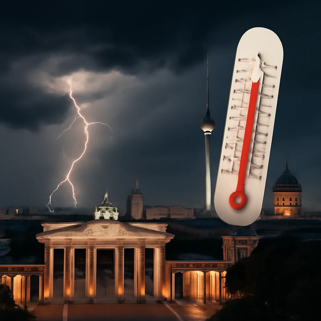 Hitzealert in Berlin: Tropische Nacht und Gewitter möglich