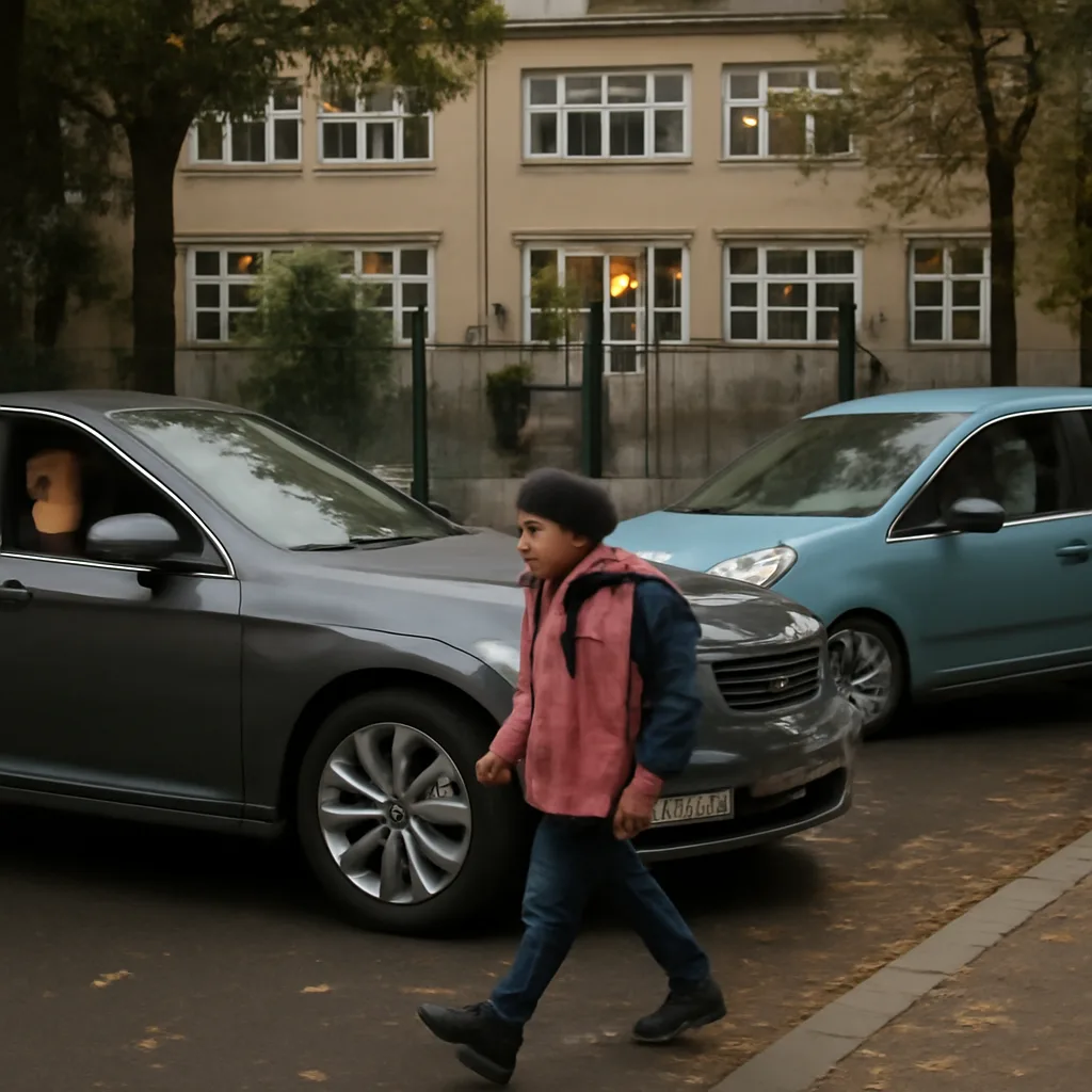 Elterntaxis gefährden Kinder vor Berliner Grundschule